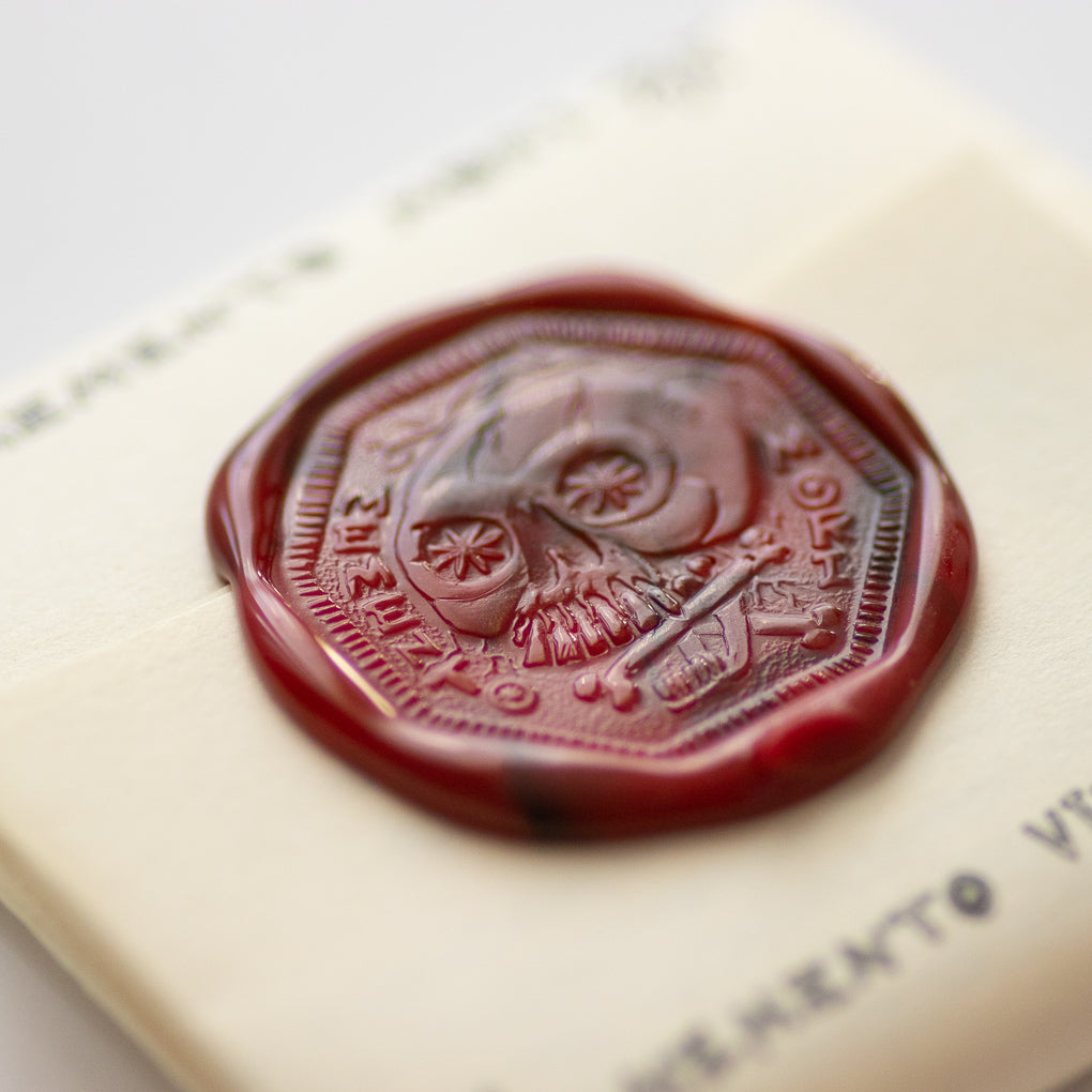 Memento Mori Wax Seal Coin