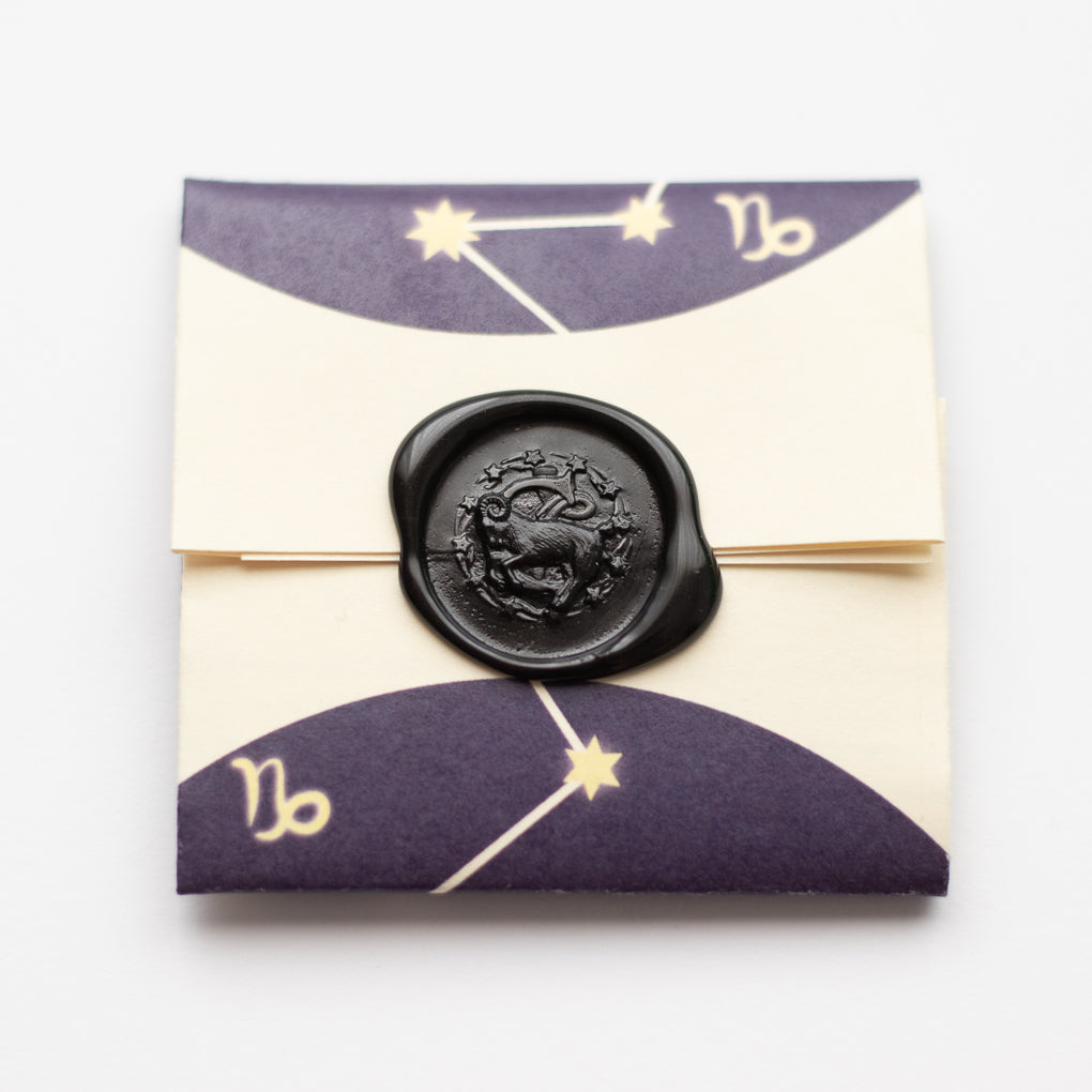 Zodiac Capricorn Wax Seal Coin