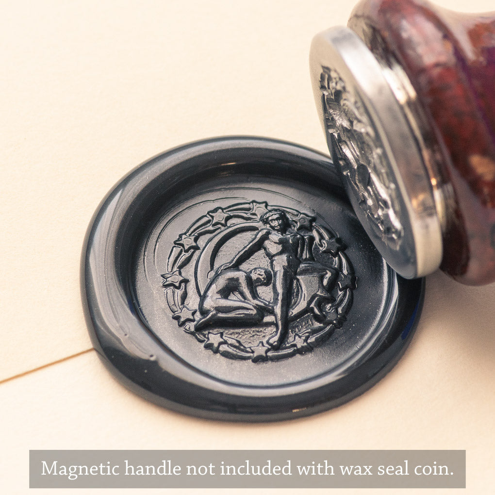 Zodiac Gemini Wax Seal Coin | Shire Post Mint