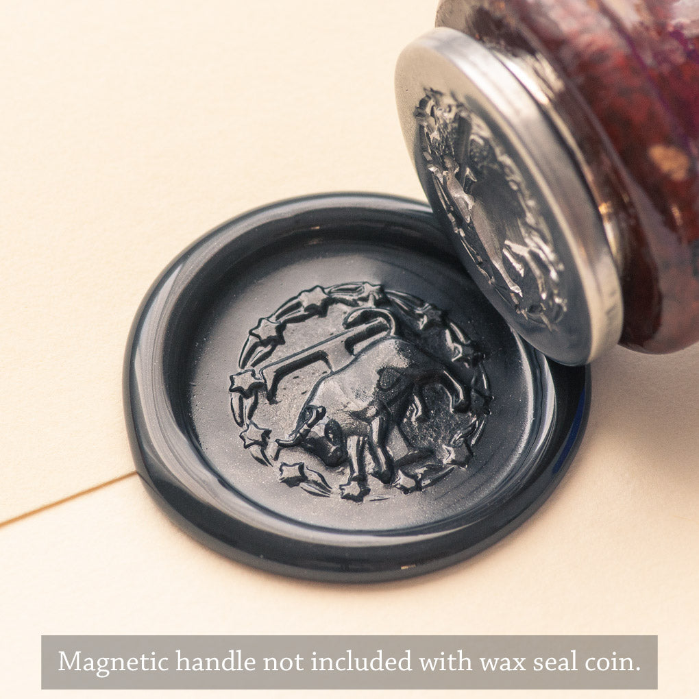 Zodiac Taurus Wax Seal Coin | Shire Post Mint