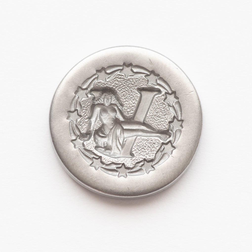 Zodiac Virgo Wax Seal Coin | Shire Post Mint