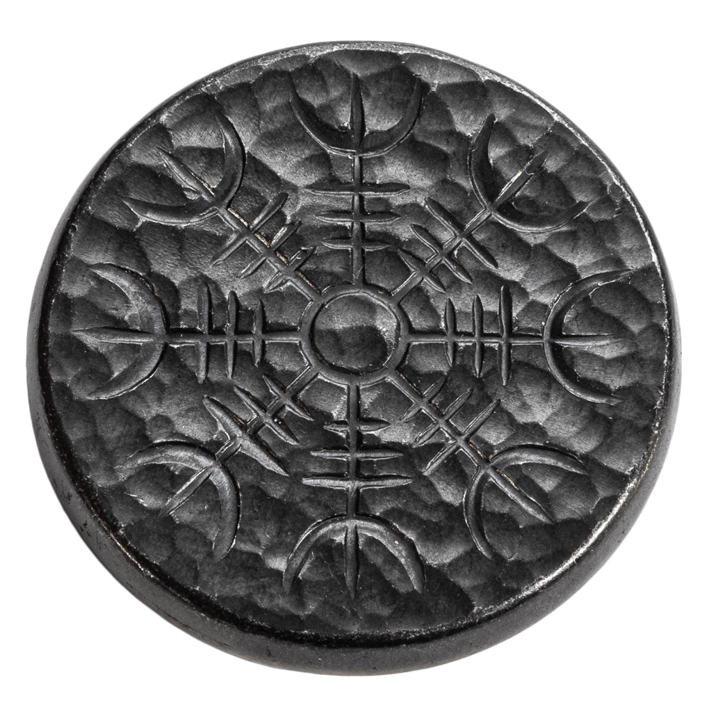 Norse Dual Stave in Iron, Vegvisir and Helm of Awe | Shire Post Mint