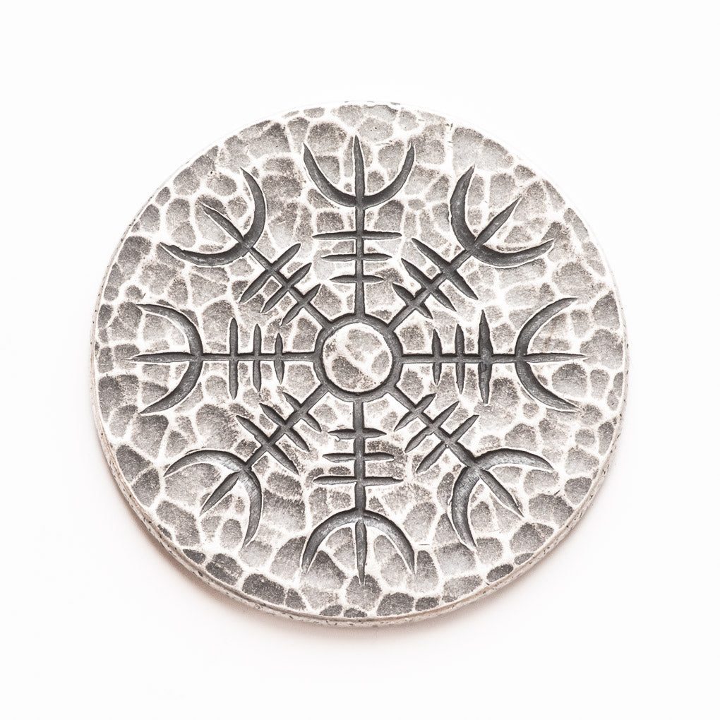 Norse Dual Stave - .999 Fine Silver Coin - Aegishjalmur Vegvisir | Shire Post Mint