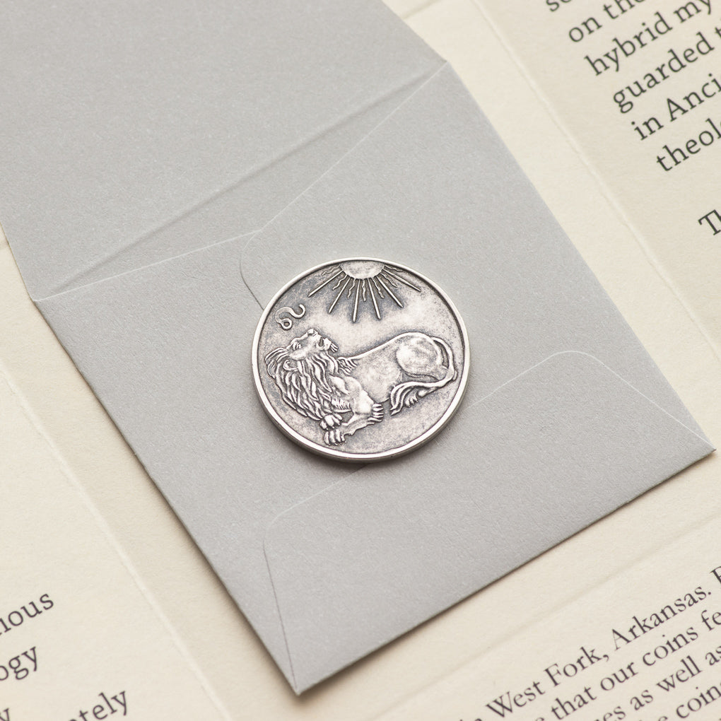 Zodiac Leo Moon Silver Necklace