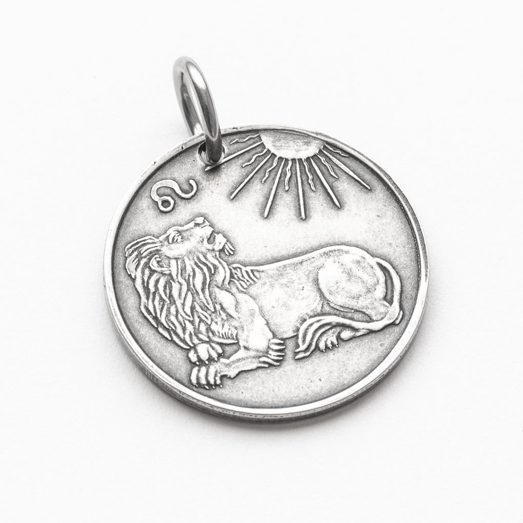 Zodiac Leo Moon Silver Necklace