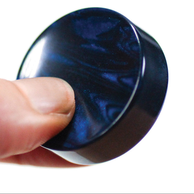 Mike Blue Upcycled Bowling Ball Worry Stone