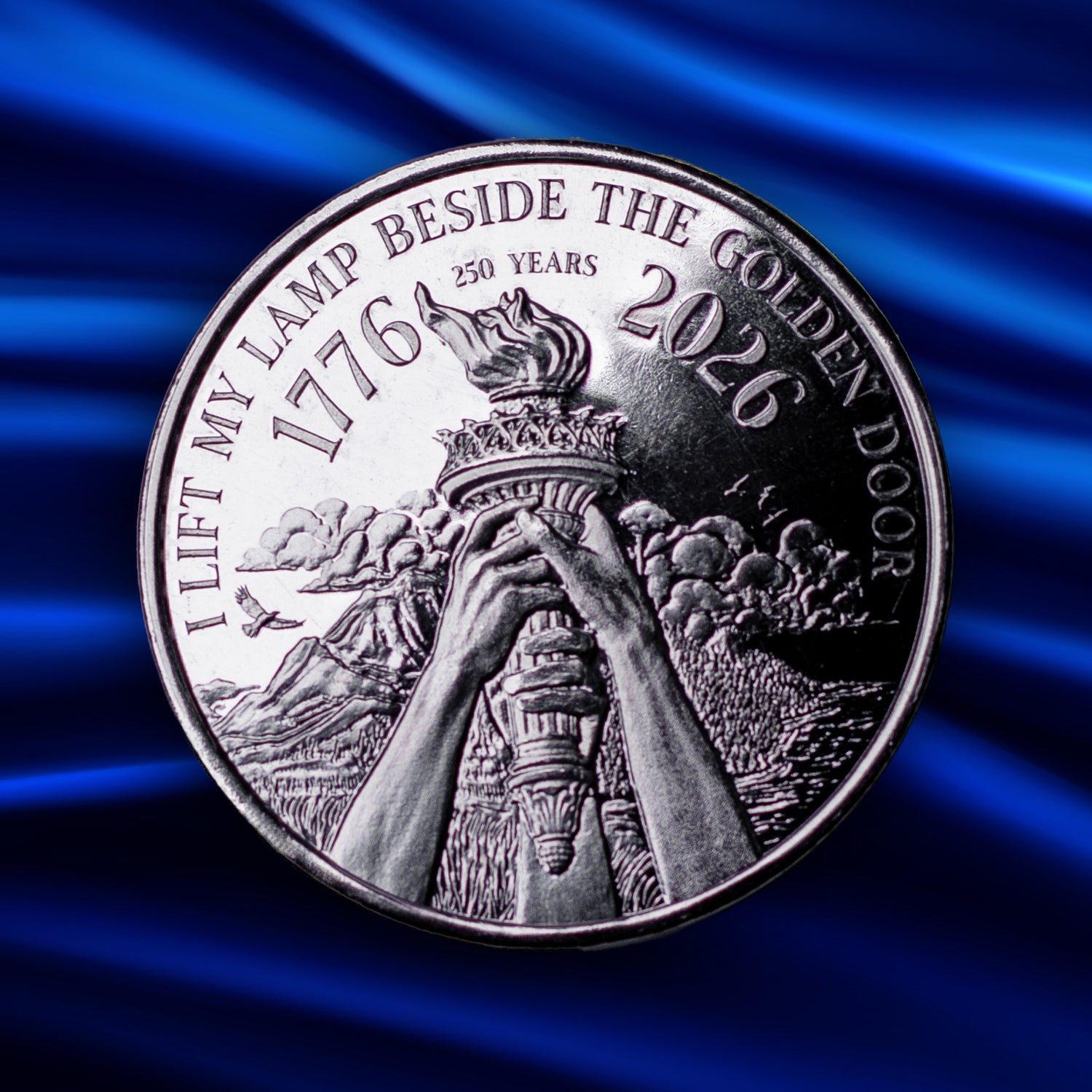 Liberty and Justice 250th Anniversary USA Coin in Silver