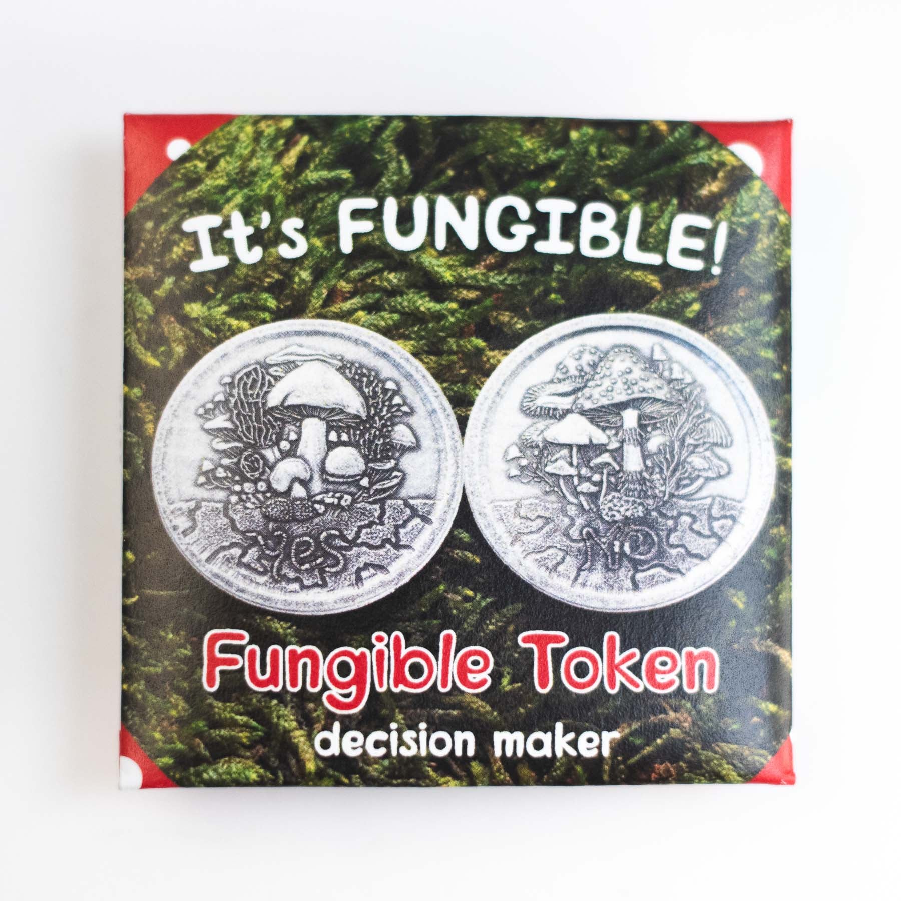 Fungible Token Decision Maker Coin in Solid Silver