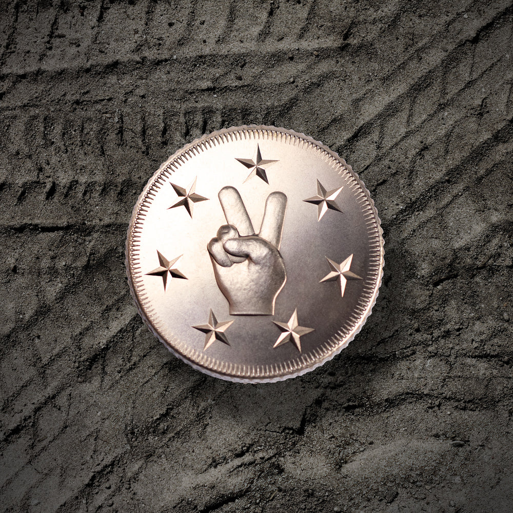 Rugged Lucky Duck Coin in Bronze