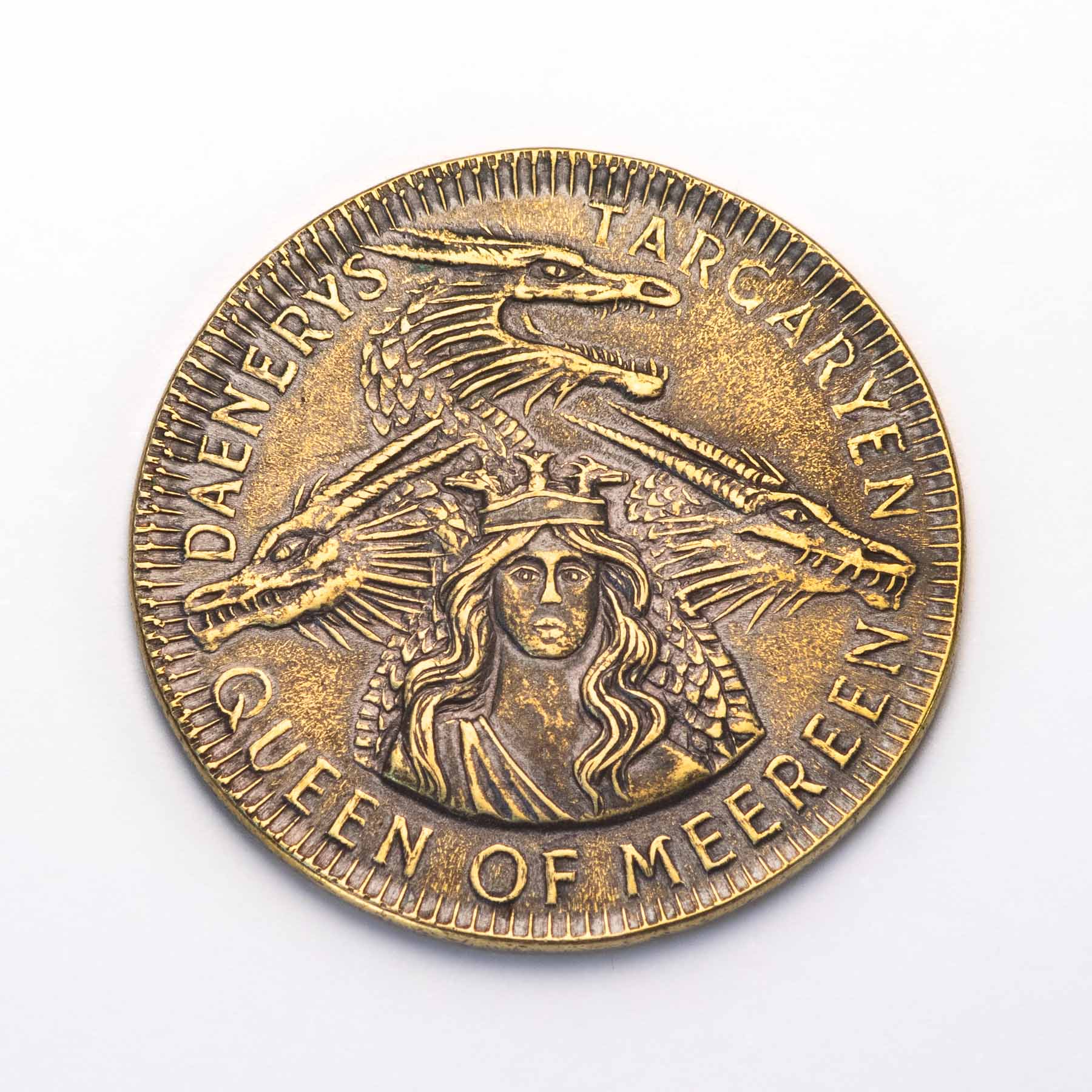 Daenerys Targaryen Mark of Meereen Coin | ASOIAF Game of Thrones | Shire Post Mint Gifts