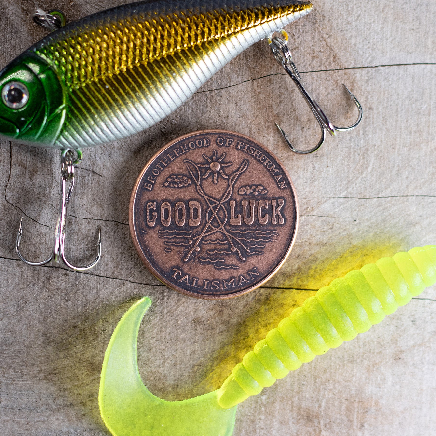 Shire Post Mint Copper Lucky Brotherhood of Fishermen Talisman
