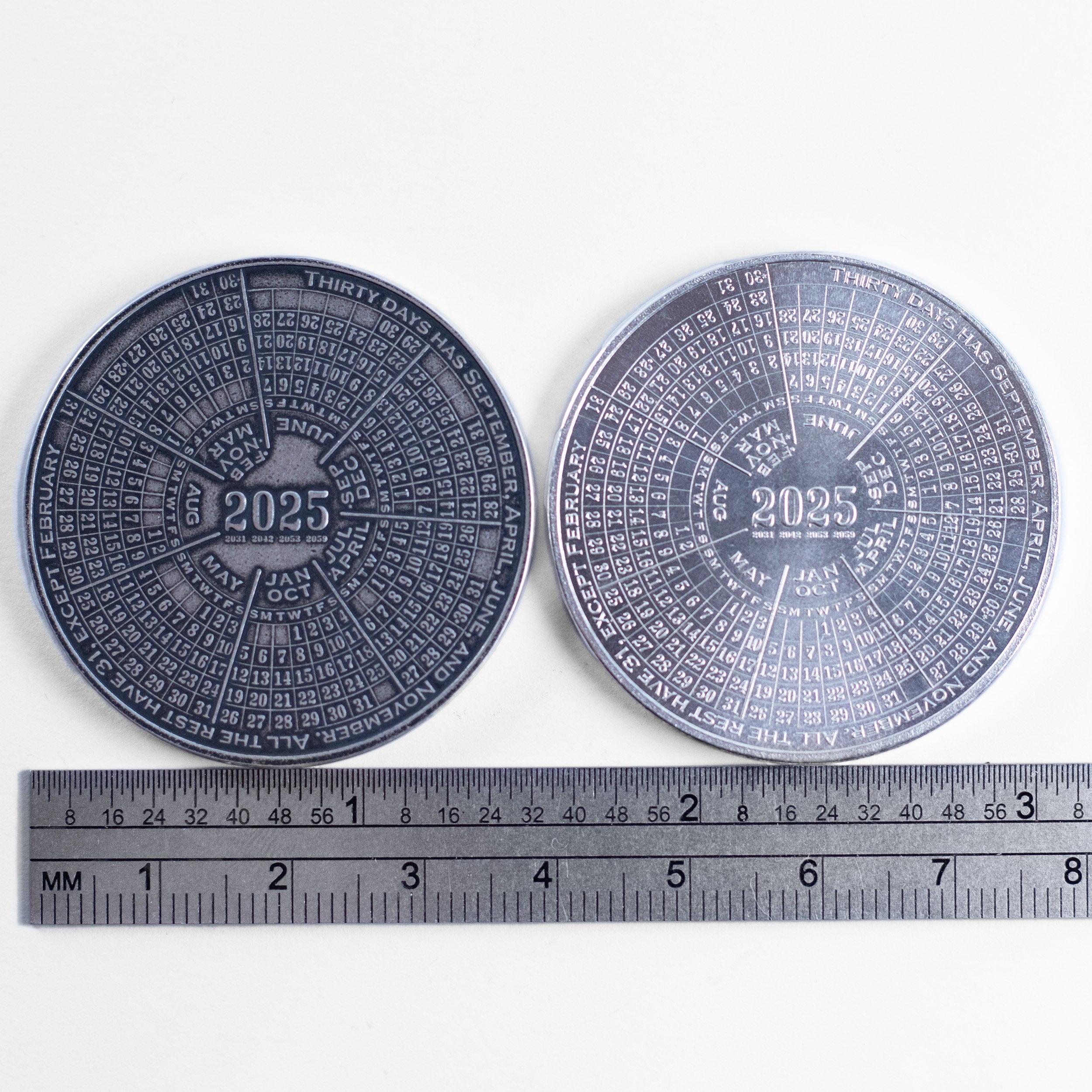 Two-Year Calendar Coin in Silver