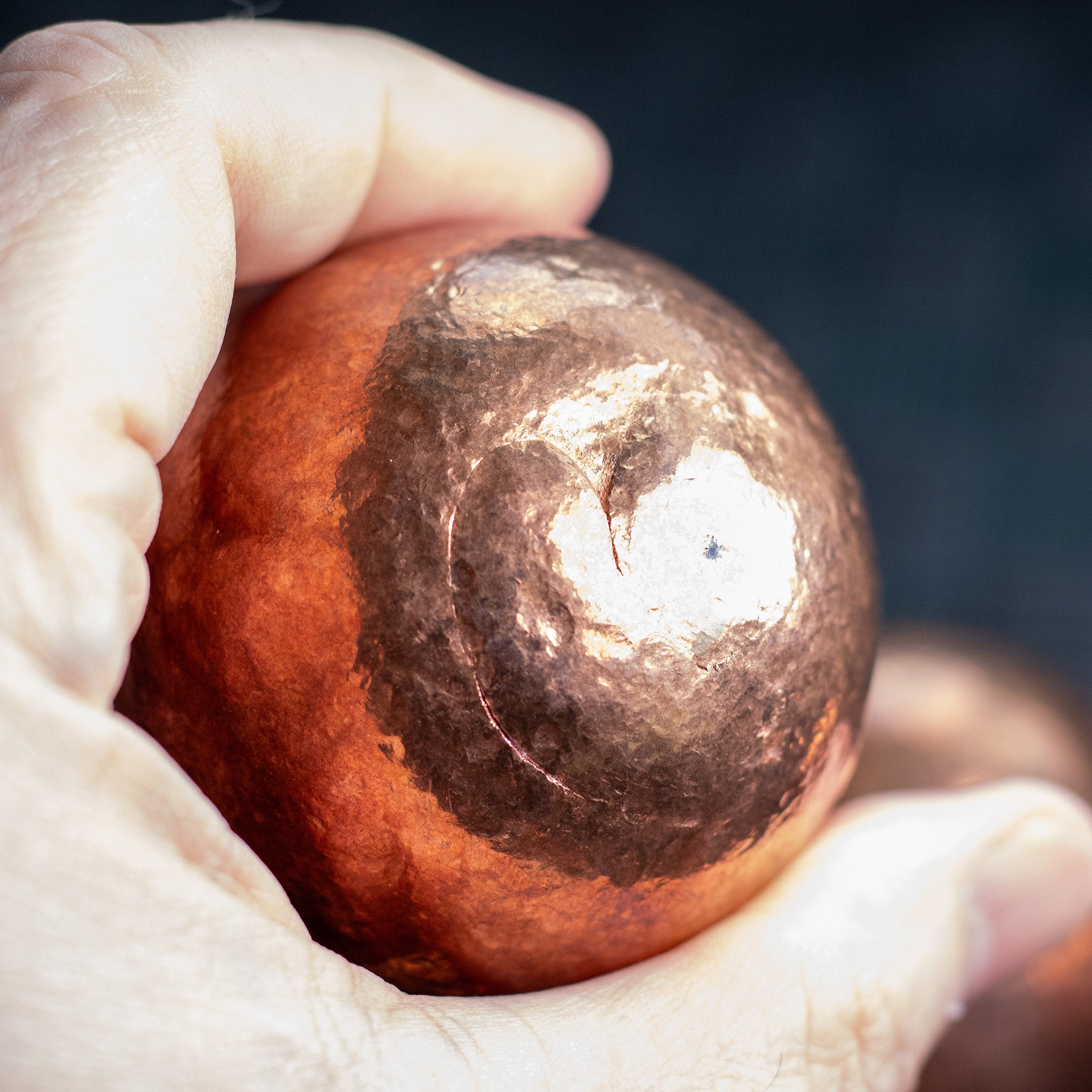 Shire Post Mint Copper Cast Orb
