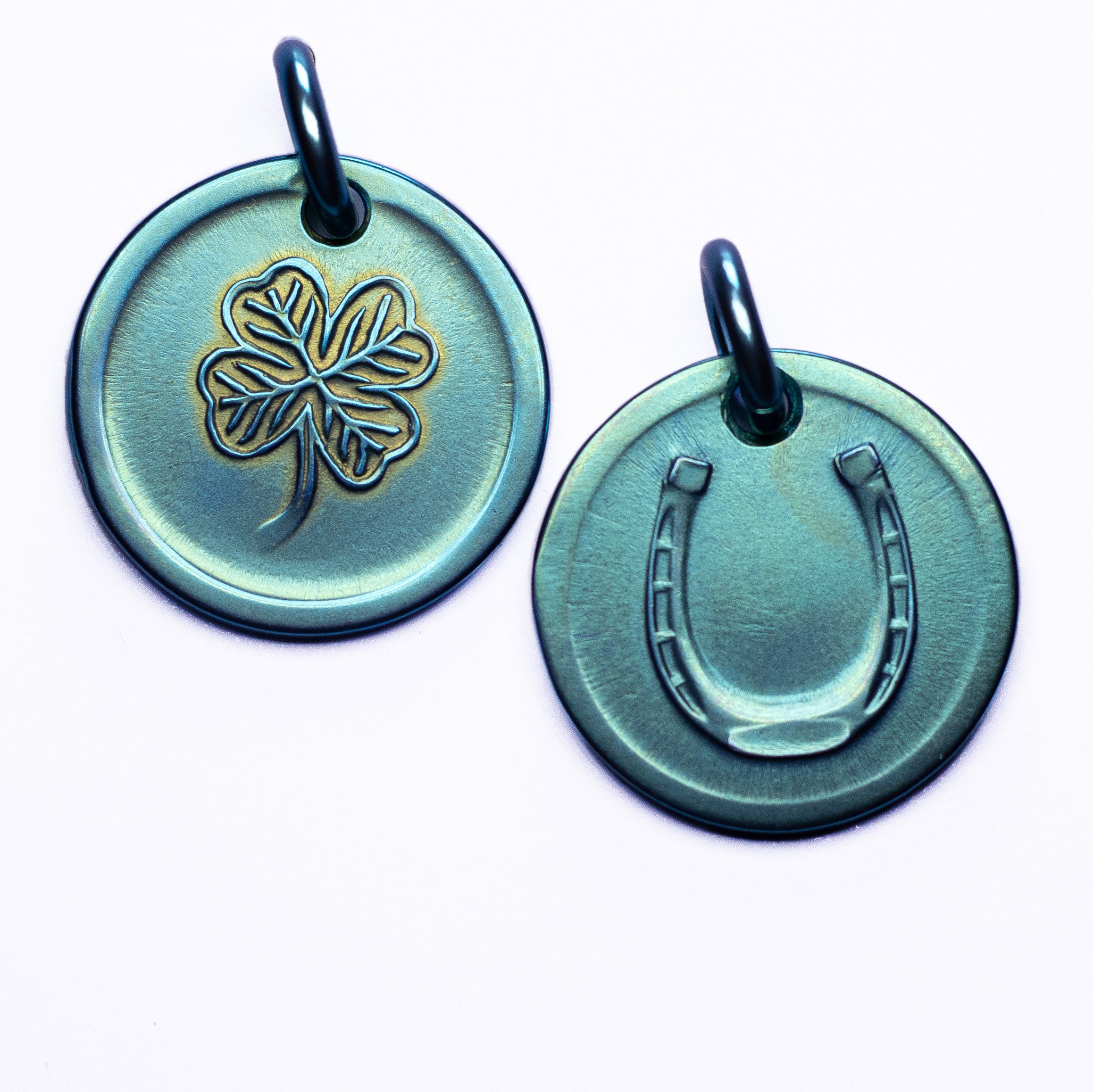 Lucky Green Necklace - Niobium Lucky Pendant