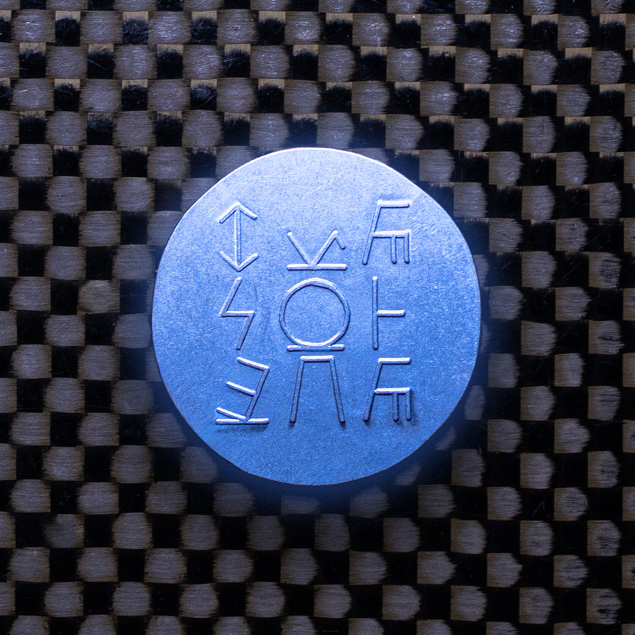 Blue Roswell Coin - Alien Artifact