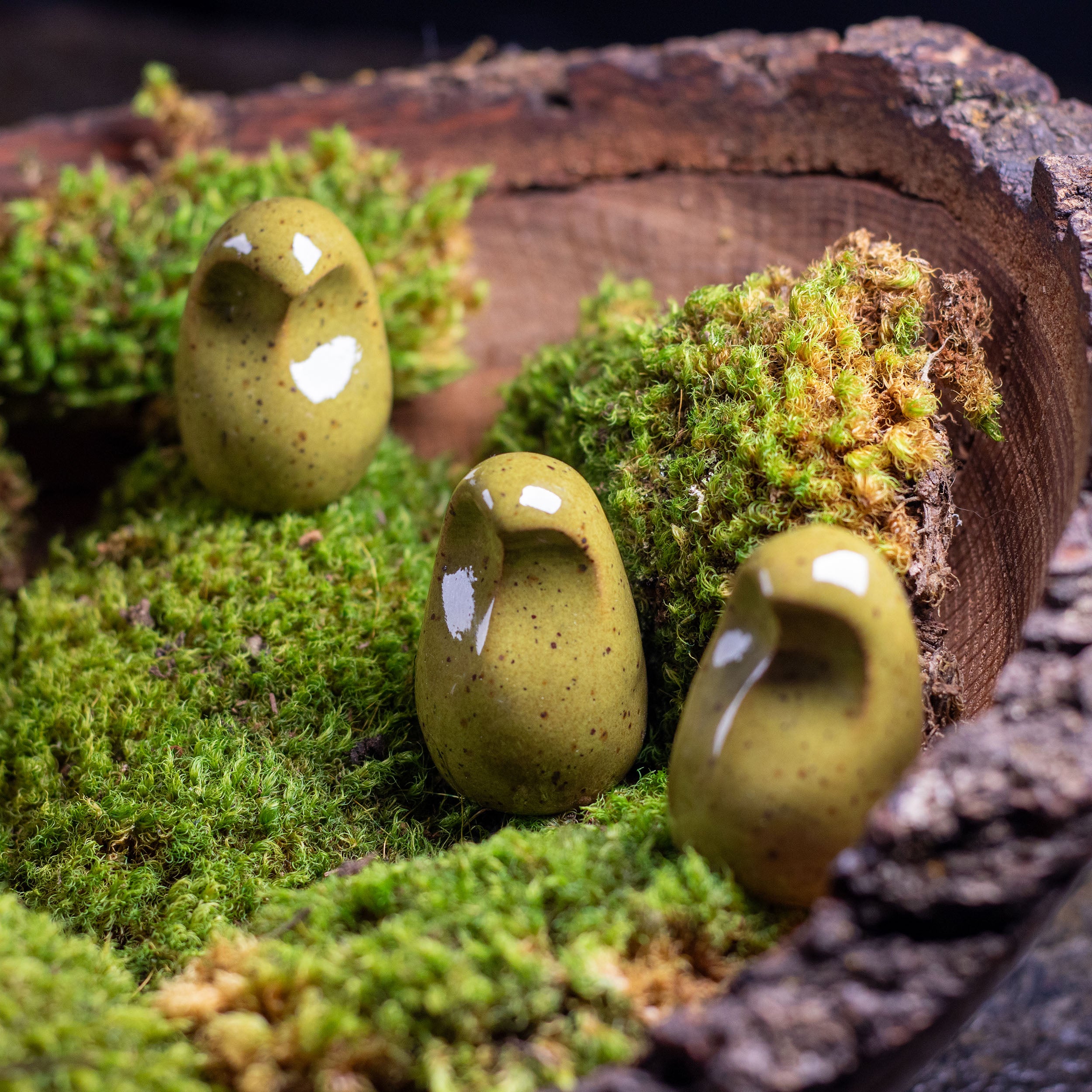 Fidget Finches Ceramic Bird Worry Stone