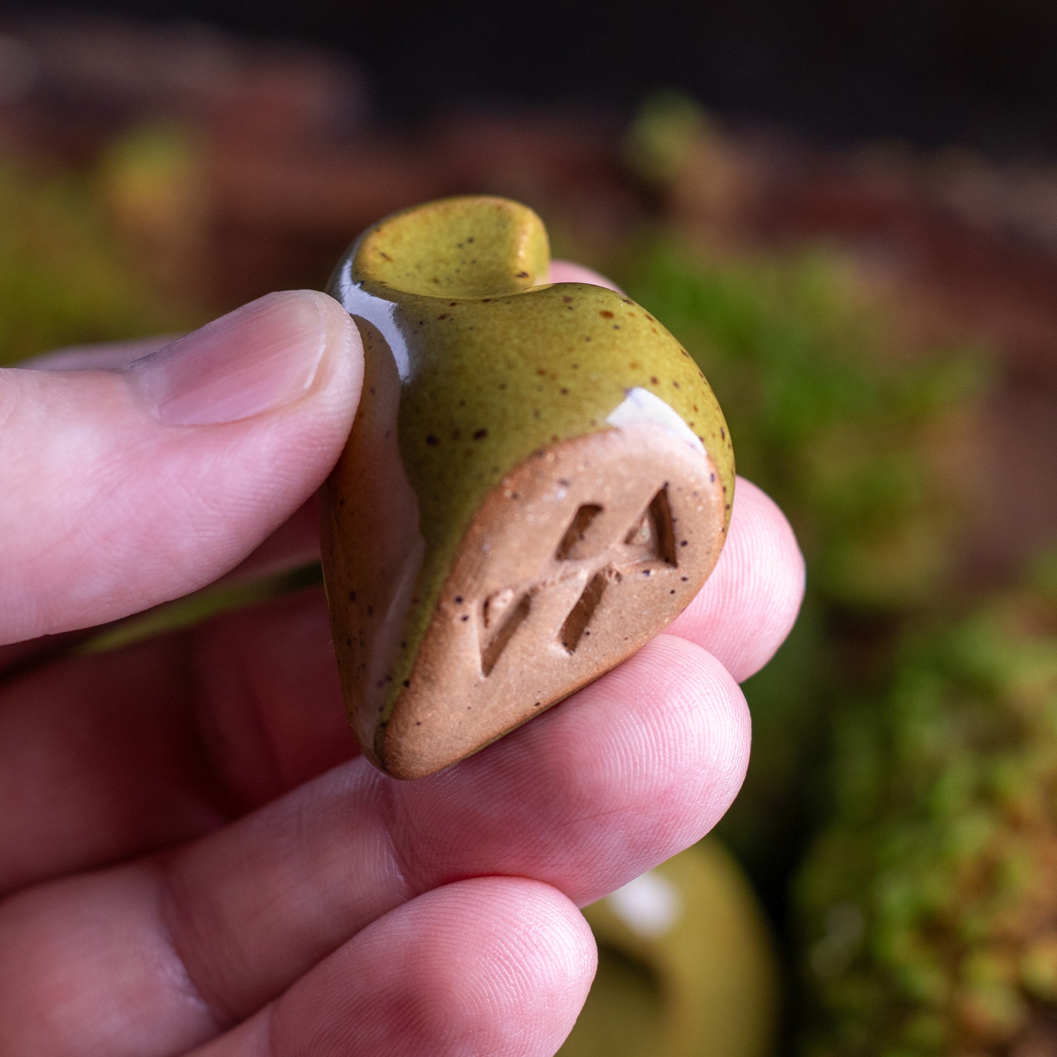 Fidget Finches Ceramic Bird Worry Stone