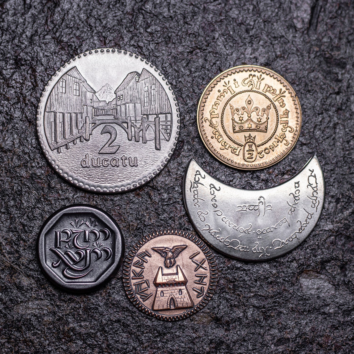 The Lord of the Rings™ Set #2 - Middle-earth Set of Five Coins