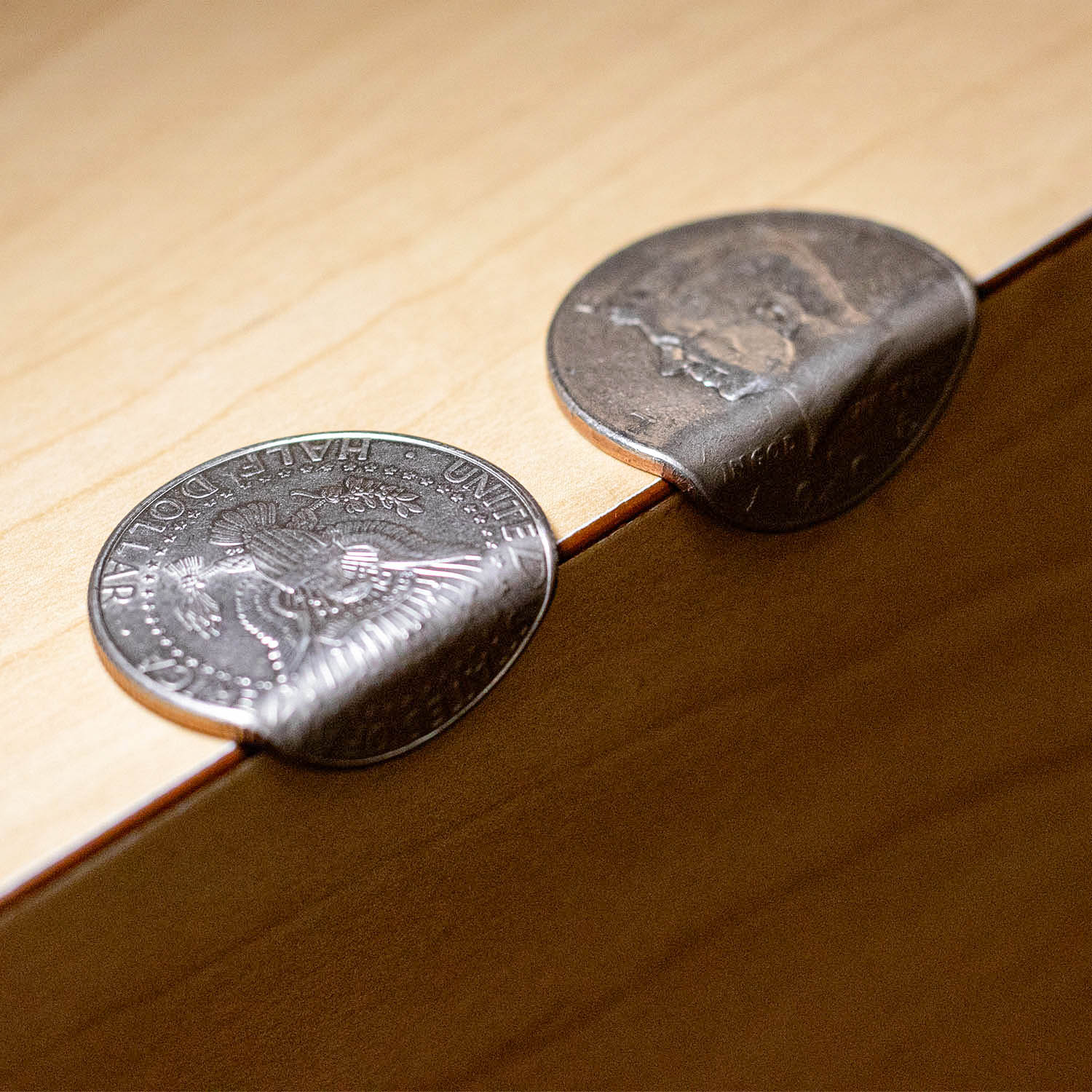 "Counter-Fit" Fifty-Cent Piece: Fits Right on the Counter!