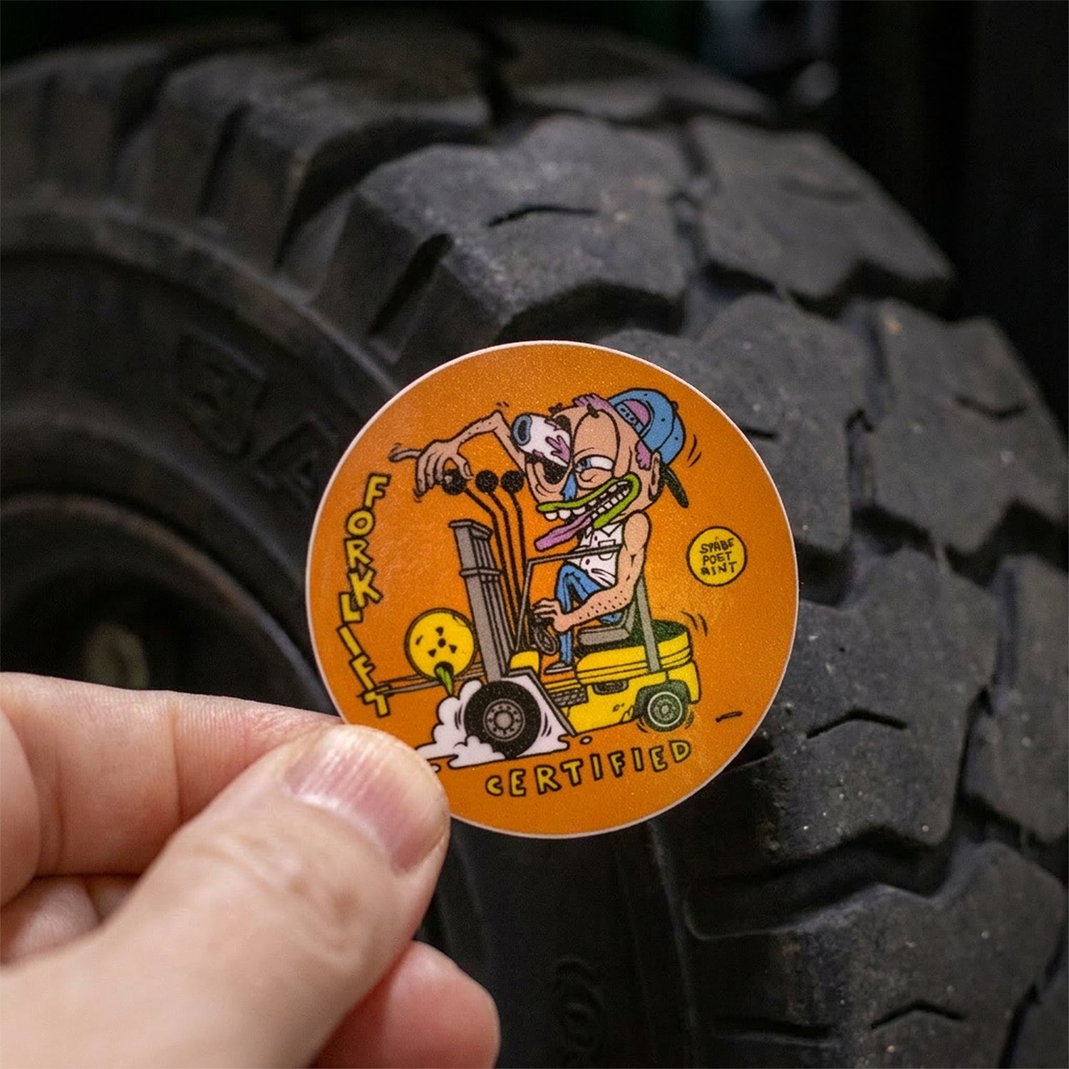 Forklift Certified Sticker