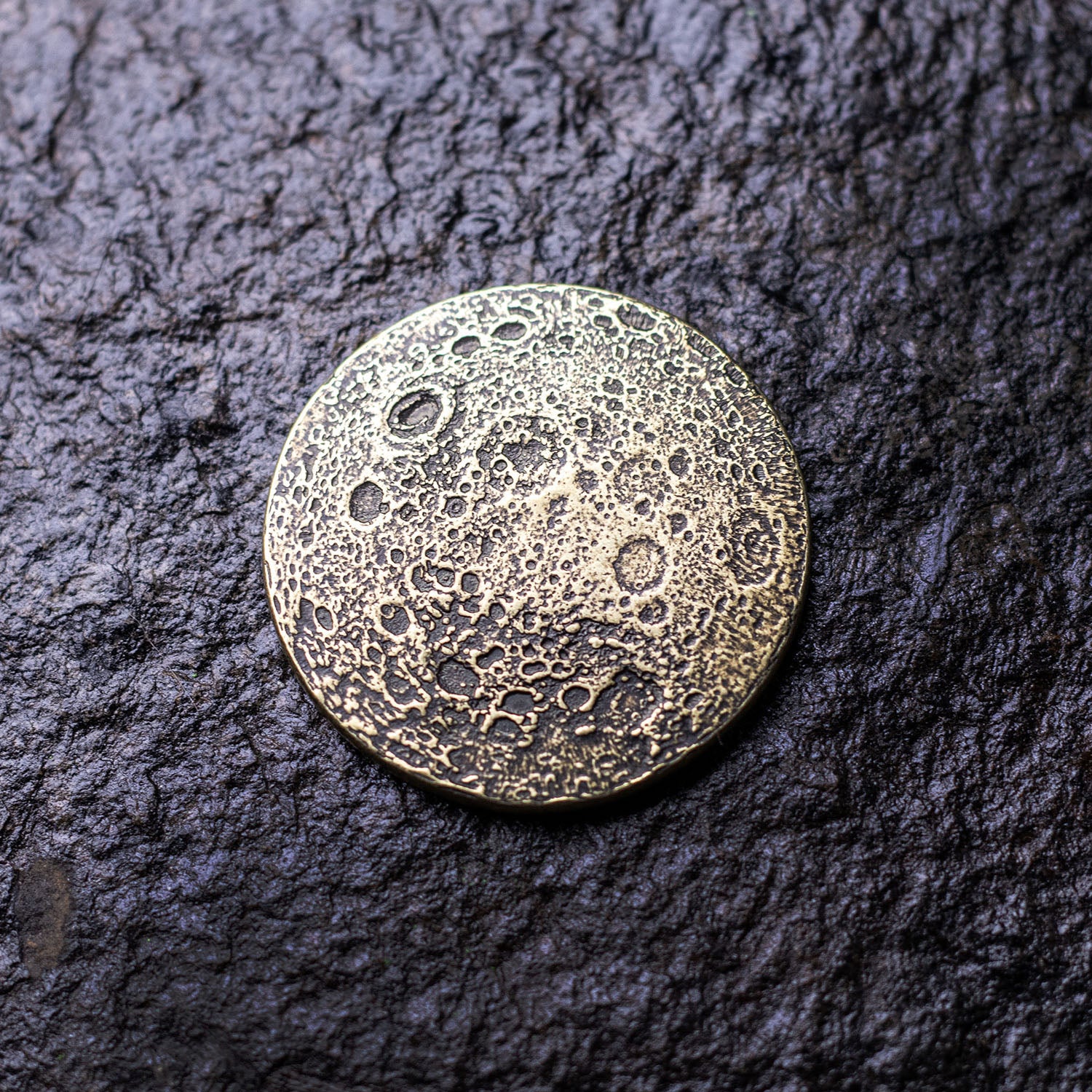 Harvest Moon Brass Coin - 1" | Shire Post Mint Lunar Gifts