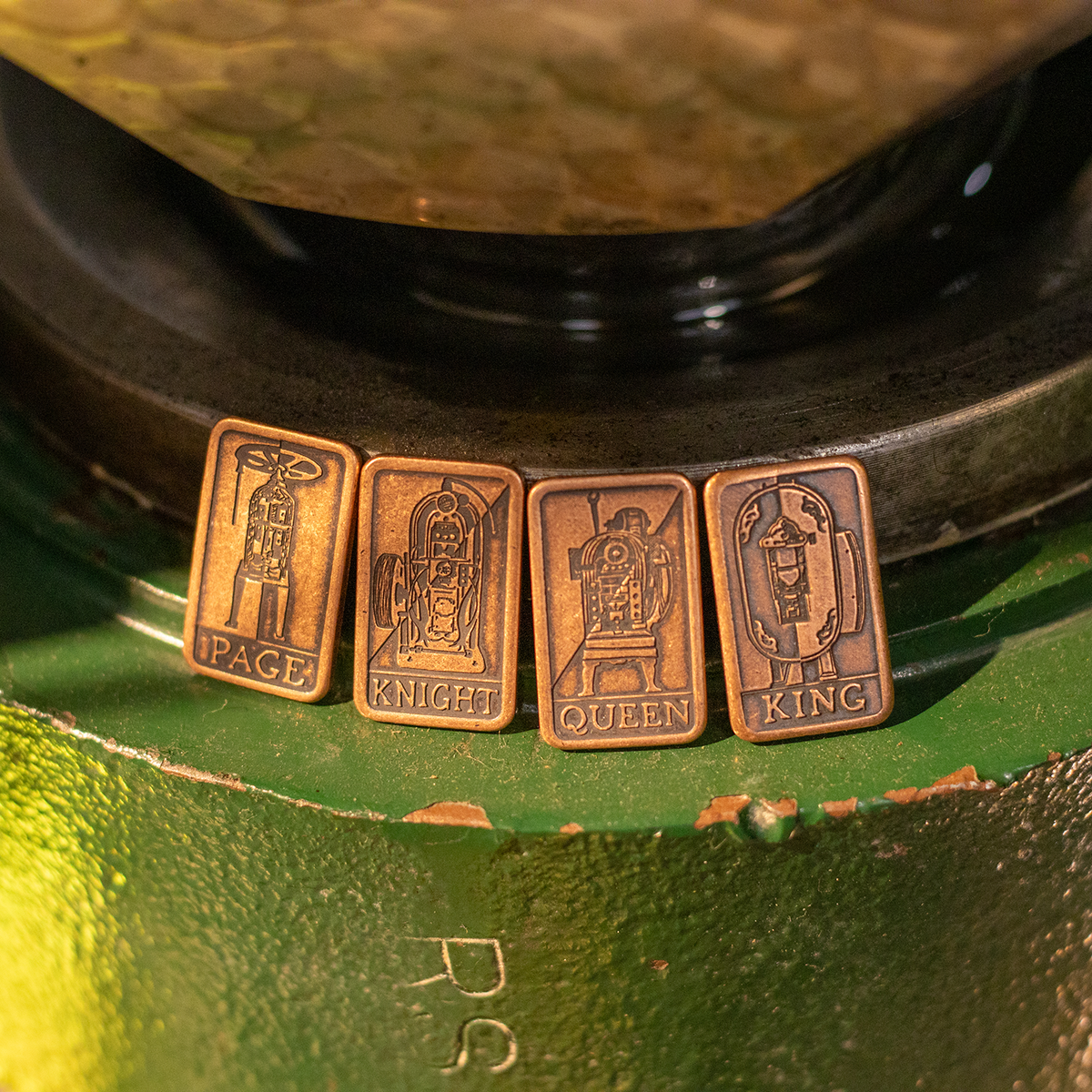 The Mint Tarot - 78-Coin Copper Tarot Set