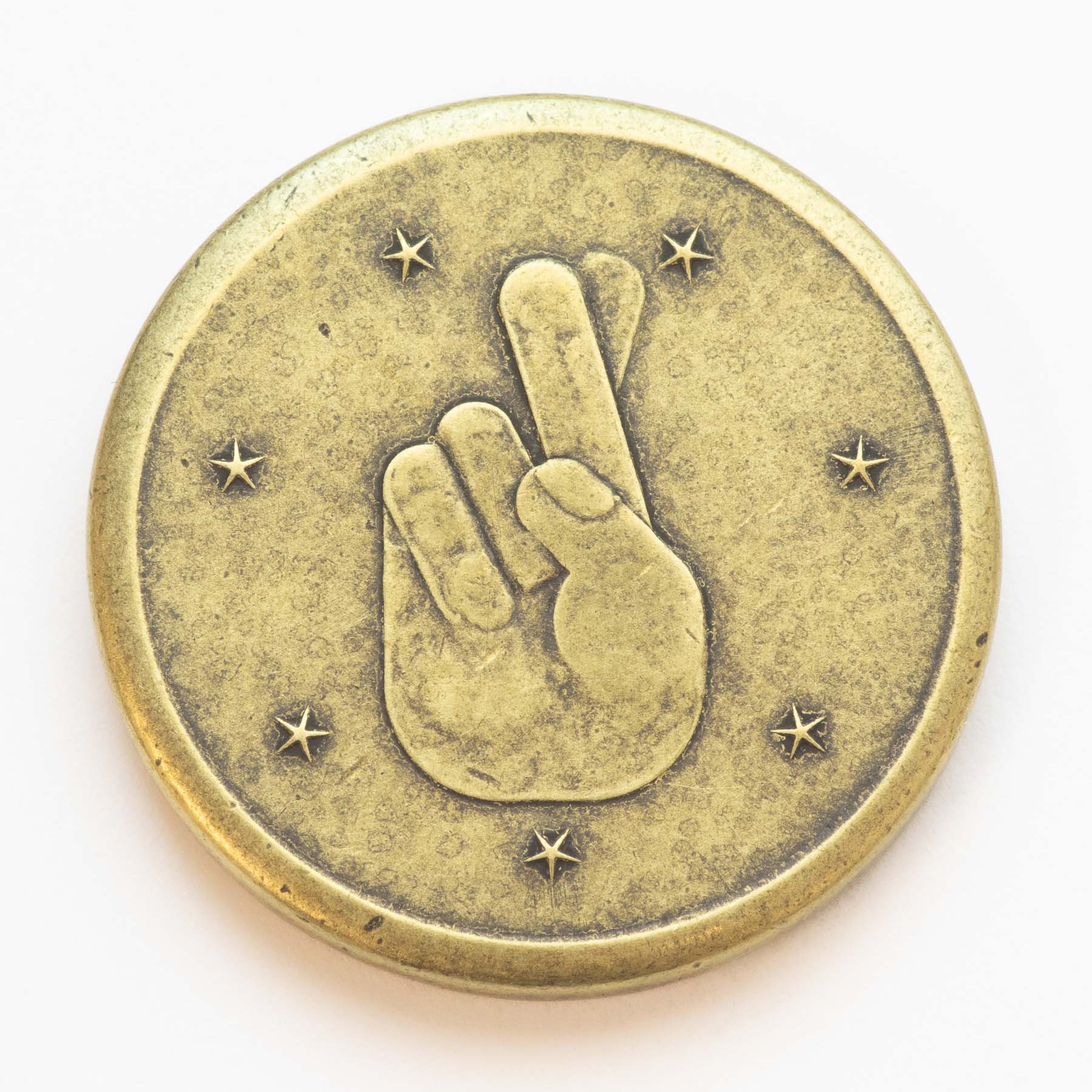 Lucky Duck Coin in Brass