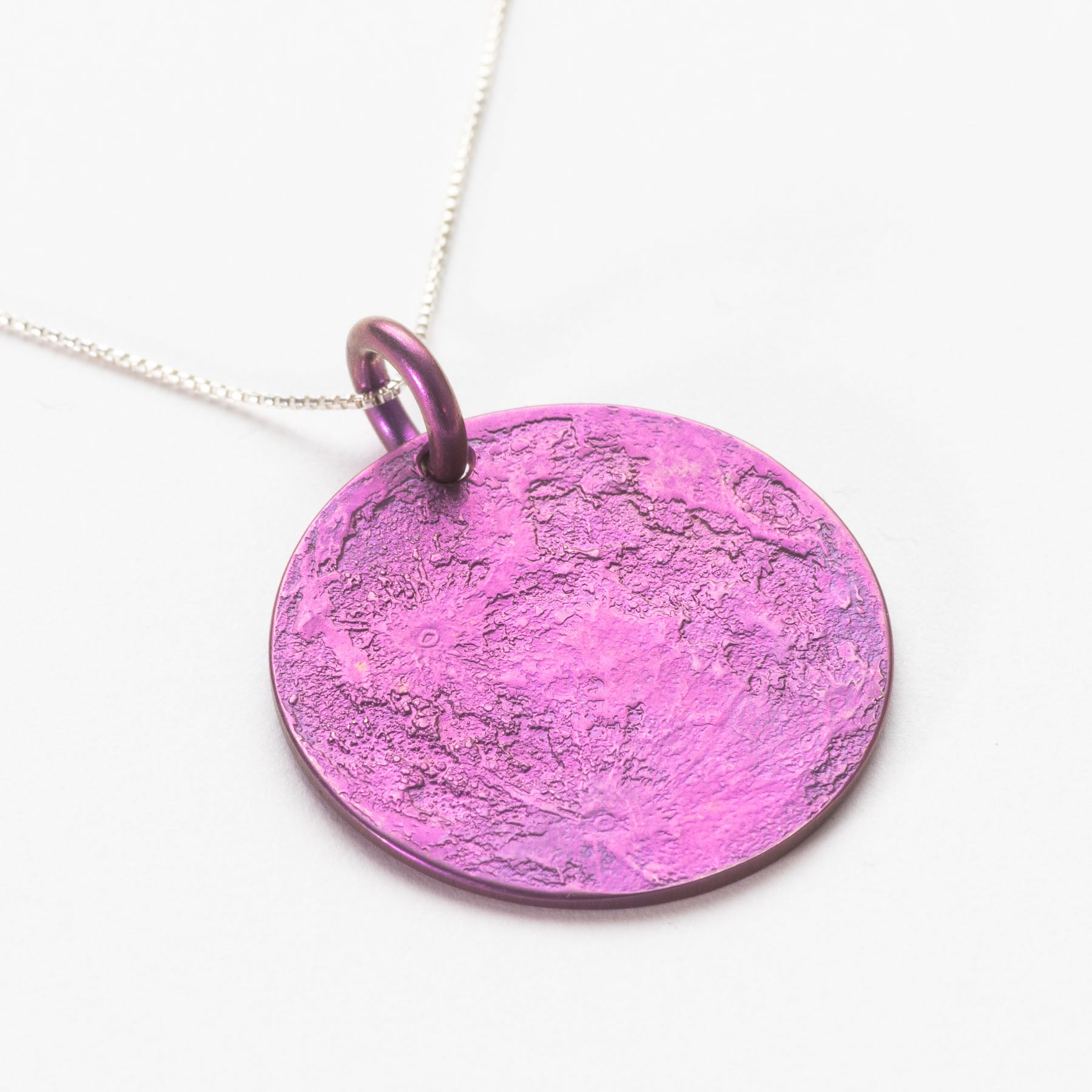 Purple moon necklace store