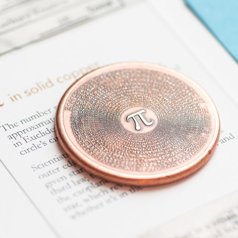 Pi Day 3.14 Coin in Copper | Shire Post Mint
