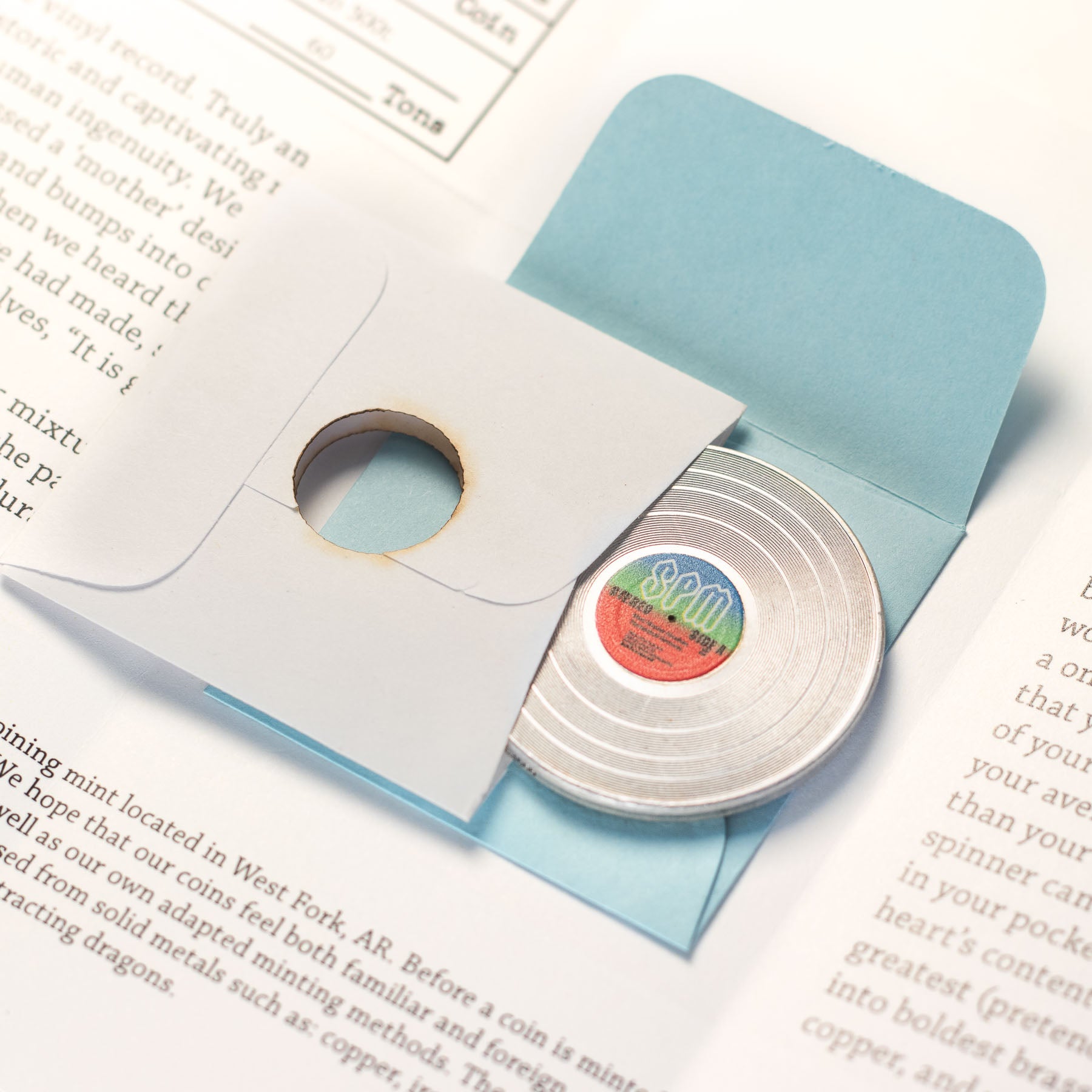 Record Spinner - Fine Silver