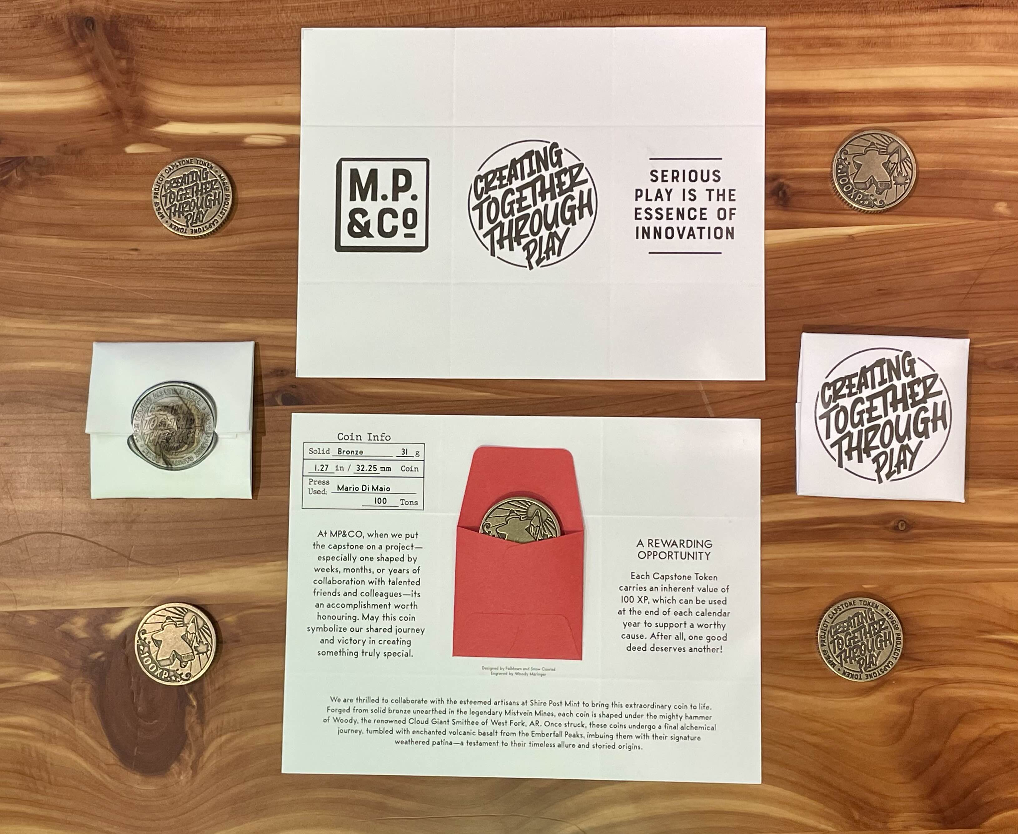 MP&Co Custom Capstone Token Thick