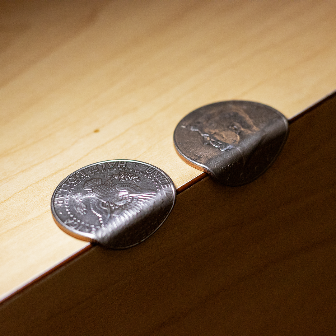 "Counter-Fit" Fifty-Cent Piece: Fits Right on the Counter!