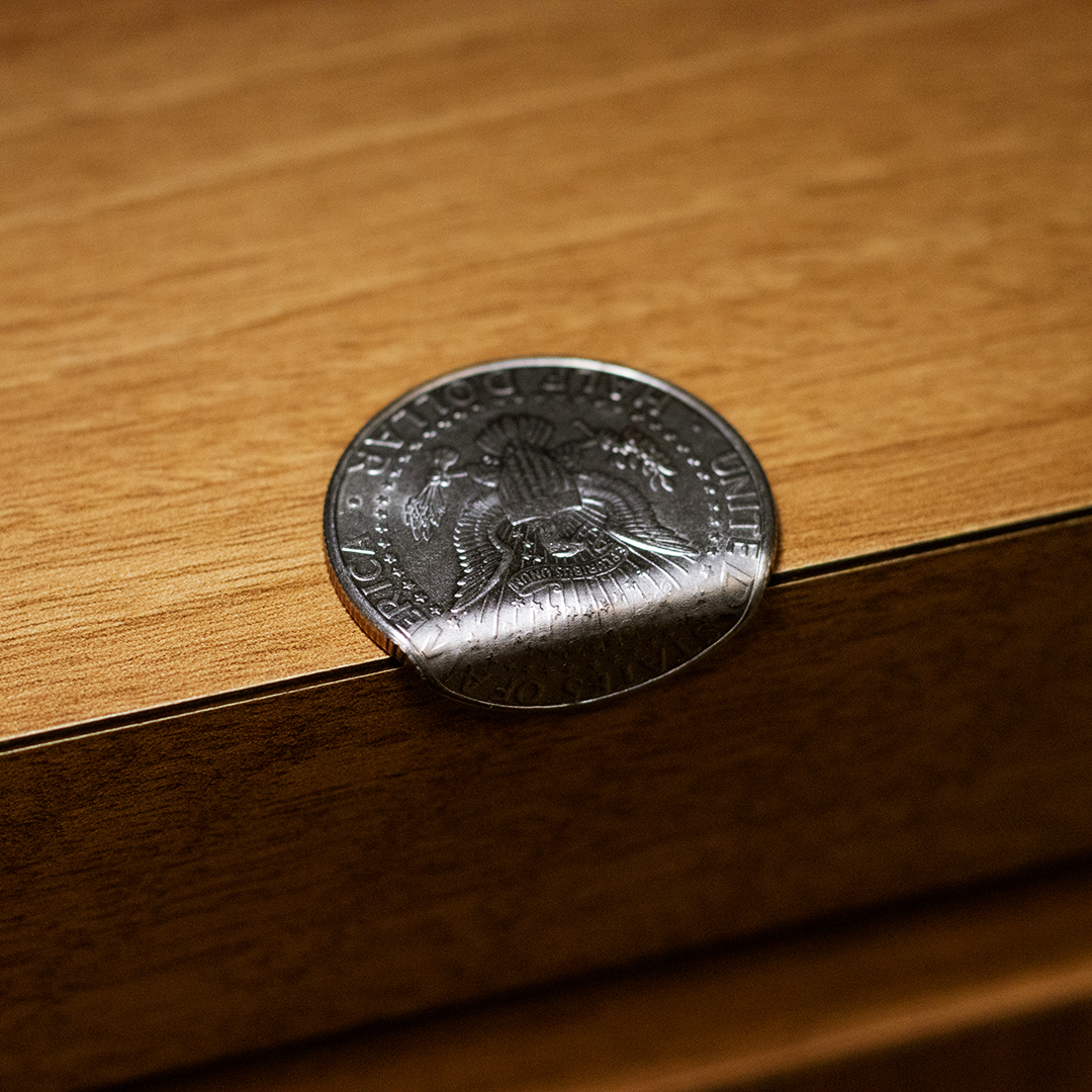 "Counter-Fit" Fifty-Cent Piece: Fits Right on the Counter!
