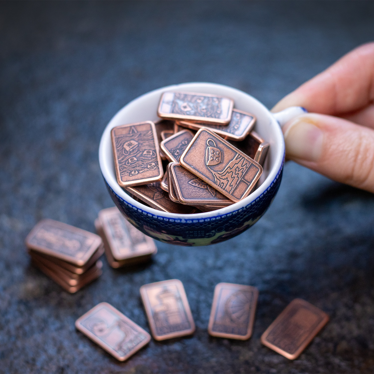 The Mint Tarot - 78-Coin Copper Tarot Set