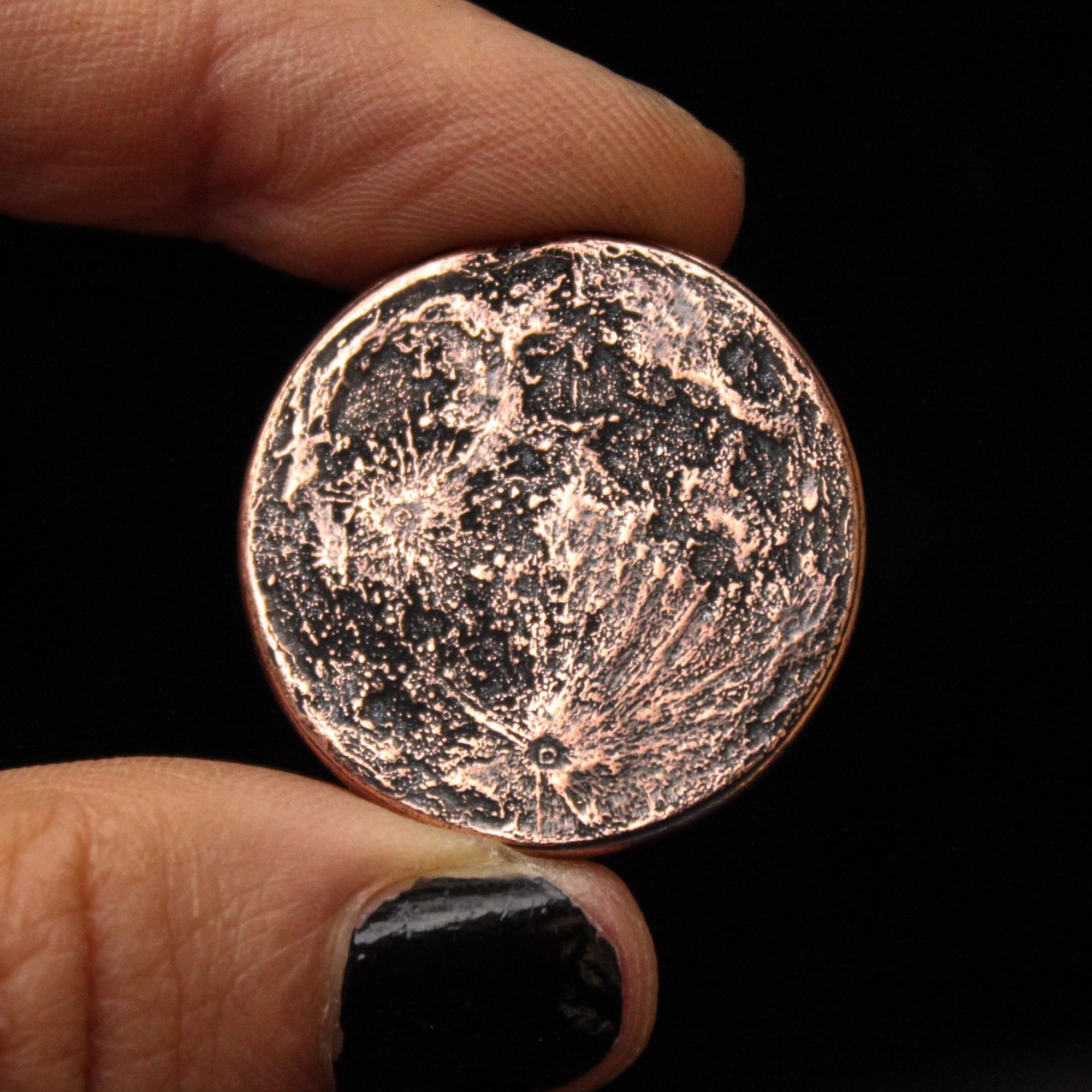 Blood Moon Copper Coin - 1"