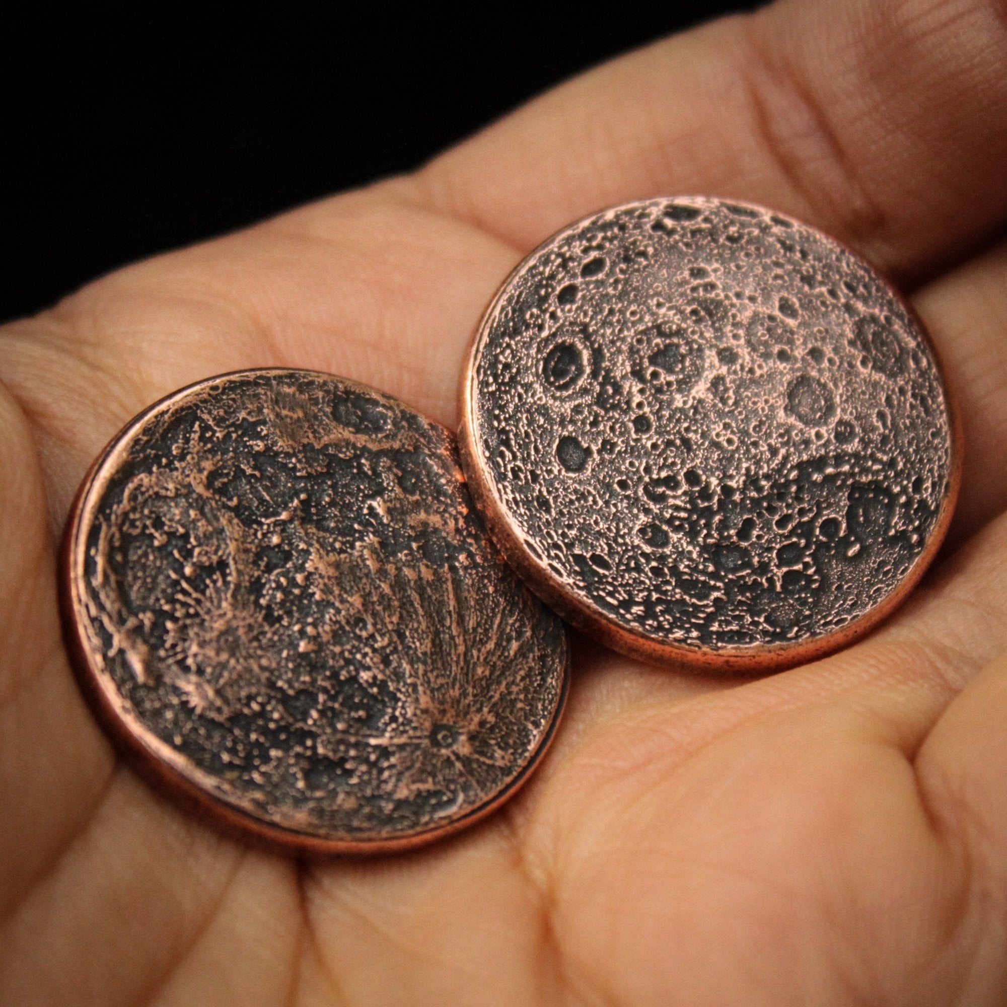 Blood Moon Copper Coin - 1 in / 26 mm