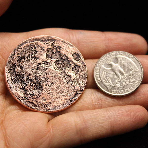 Copper Super Blood Moon Coin - Large 1.5" | Shire Post Mint Gifts