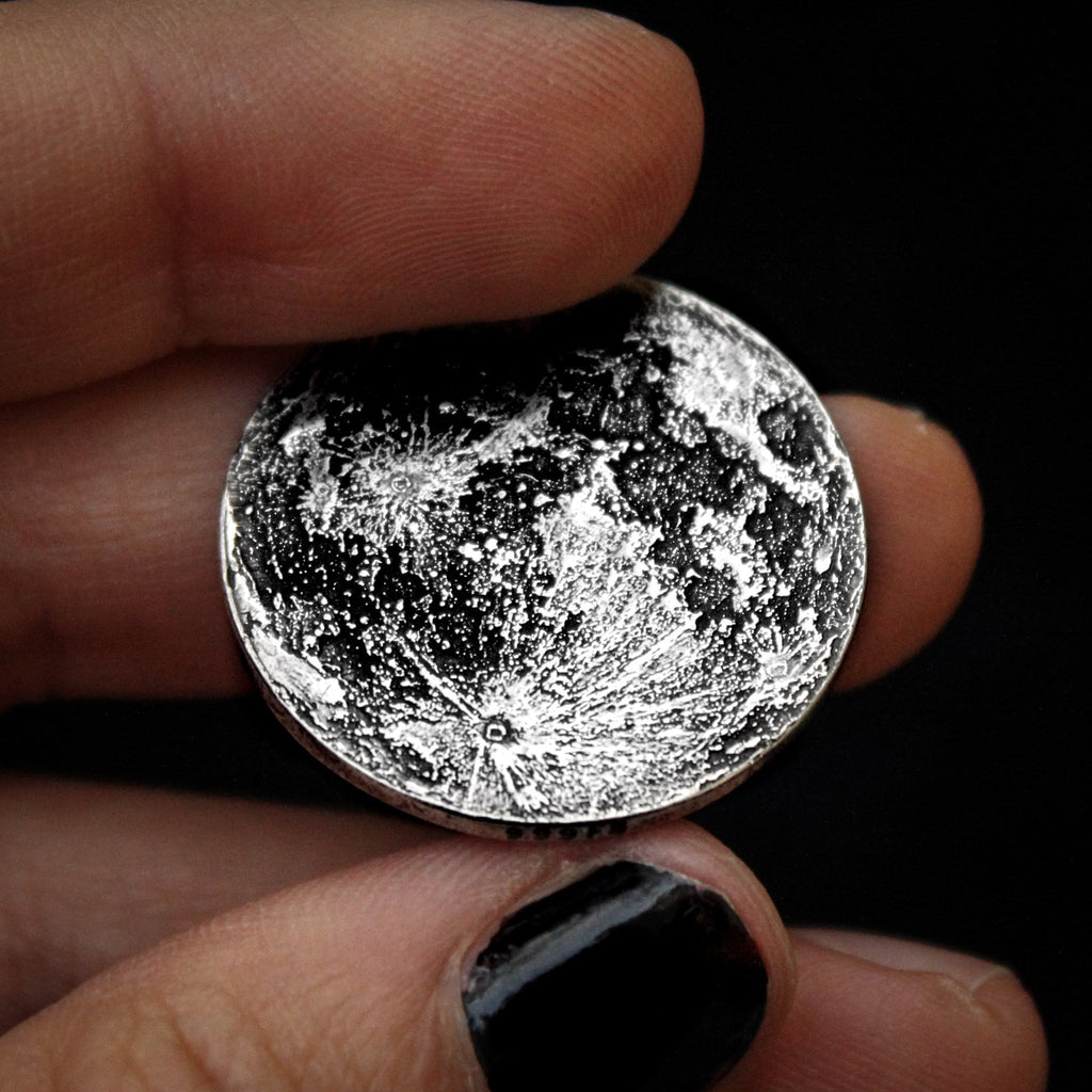 Full Moon Silver Coin 1 26 mm