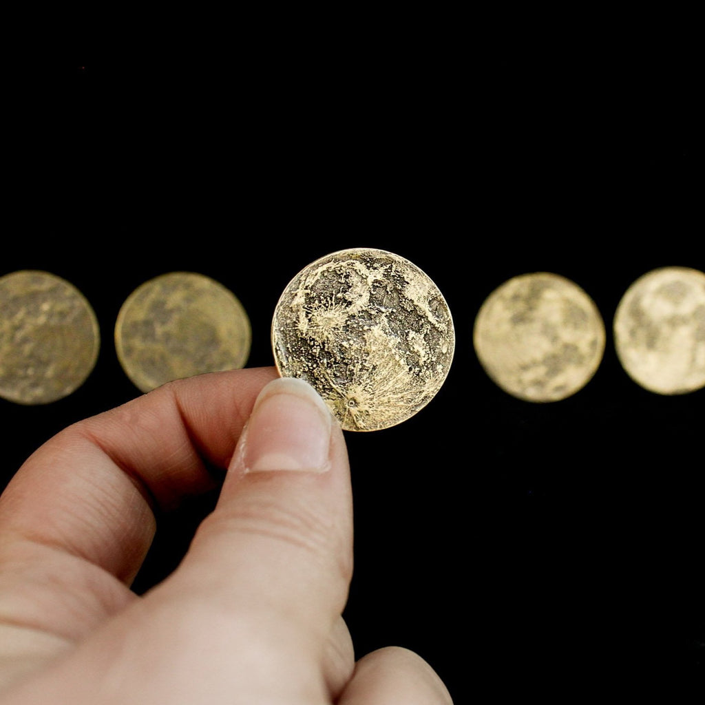 Harvest Moon Bundle Set 5 Brass Moon Coins
