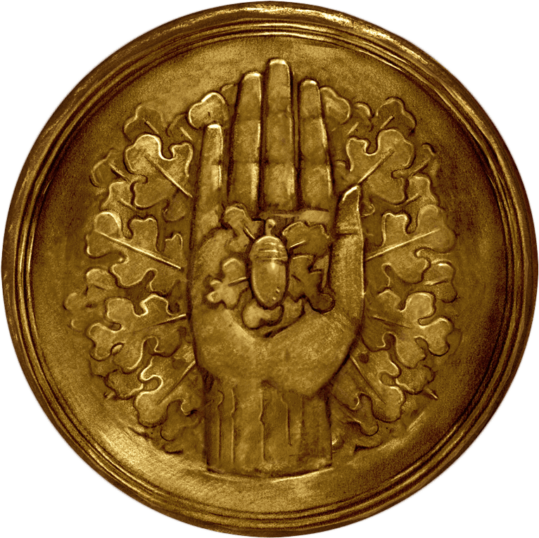 Art by Ellen Barkin for Garth VII Gardener Goldenhand Coin | ASOIAF Game of Thrones Merchandise Gifts from Shire Post Mint
