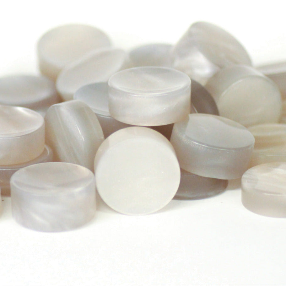 Midge White Upcycled Bowling Ball Worry Stone | Shire Post Mint Gifts
