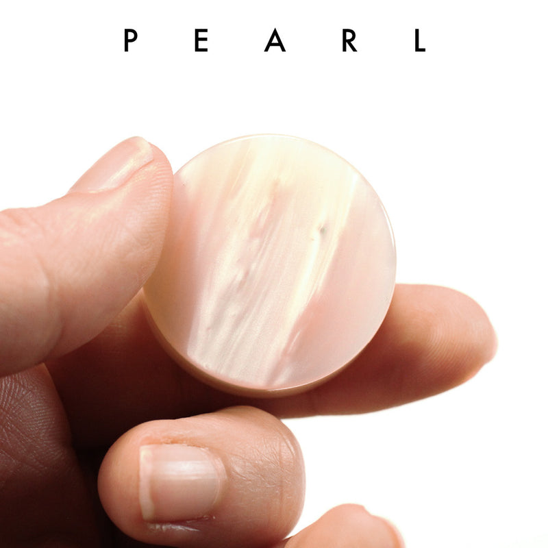 Pearl Cream Upcycled Bowling Ball Worry Stone | Shire Post Mint Gifts