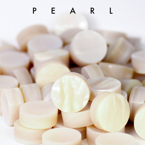 Pearl Cream Upcycled Bowling Ball Worry Stone | Shire Post Mint Gifts