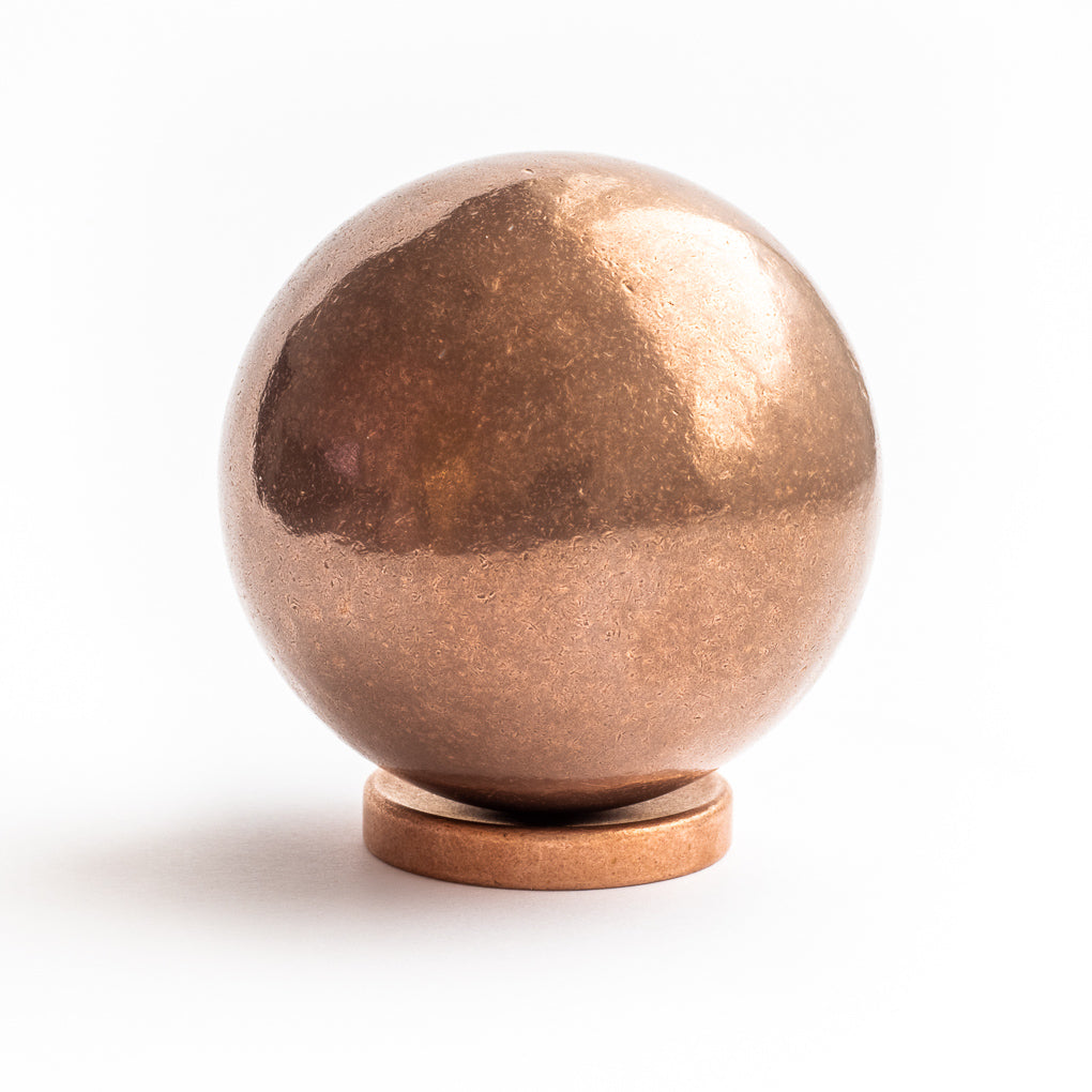 Copper Orb - 2.25" Sphere - 1.75 lb