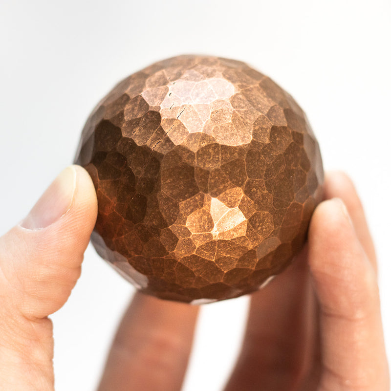 Hand-Hammered Orb - 2.25" - 1.75 lb Copper