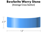 Debbie Copper Color Upcycled Bowling Ball Worry Stone | Shire Post Mint Gifts 