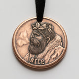 Naughty or Nice Copper Ornament