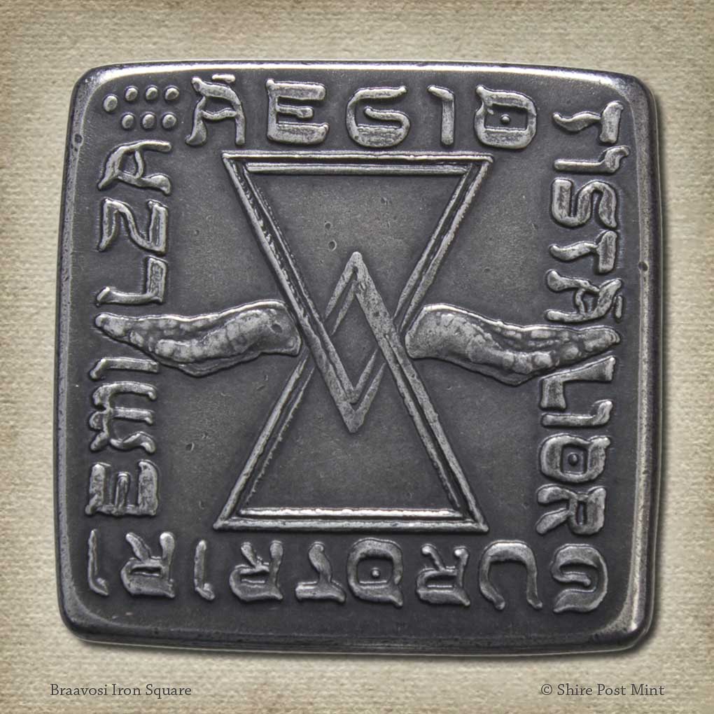 Braavosi Iron Square - Valar Morghulis - Official Coin of Essos by Shire Post Mint