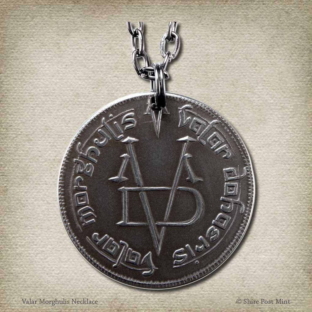 Valar Morghulis Necklace Arya Faceless Man Jewelry | Game of Thrones | ASOIAF | Shire Post Mint Gifts
