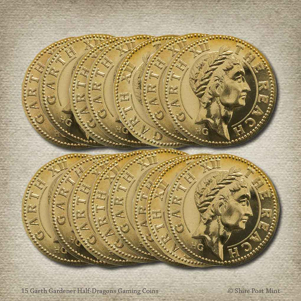 Bulk Garth Gardener Half-Dragons Gaming Coins